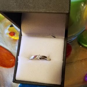Jewelry - 10k white gold diamond soliter ring Jewelry - 10k white gold diamond soliter ring